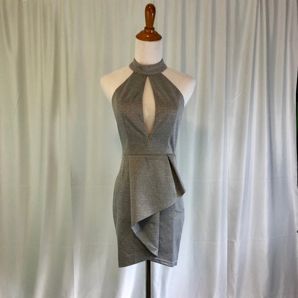 Ruffled Peplum Dress